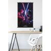 imageTrends International Star Wars ObiWan Kenobi  Duel Wall Poster 22375quot x 34quot Premium Unframed VersionPremium Poster  Clip Bundle
