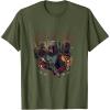 imageStar Wars The Book Of Boba Fett Tusken Raider Group Shot TShirtOlive Green