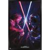 imageTrends International Star Wars ObiWan Kenobi  Duel Wall Poster 22375quot x 34quot Premium Unframed VersionBlack Framed Version