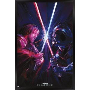 imageTrends International Star Wars ObiWan Kenobi  Duel Wall Poster 22375quot x 34quot Premium Unframed VersionBlack Framed Version