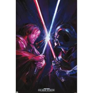 imageTrends International Star Wars ObiWan Kenobi  Duel Wall Poster 22375quot x 34quot Premium Unframed VersionPremium Unframed Version