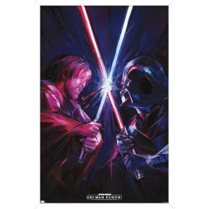 imageTrends International Star Wars ObiWan Kenobi  Duel Wall Poster 22375quot x 34quot Premium Unframed VersionWhite Framed Version