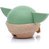 imageBitty Boomers Star Wars Book of Boba Fett  Boba Fett Mini Bluetooth Speaker Olive Green 23 inches1 Count Pack of 1
