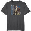 imageStar Wars  Obiwan Kenobi Bootleg TShirtDark Heather Grey