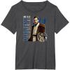imageStar Wars  Obiwan Kenobi Bootleg TShirtDark Heather Grey