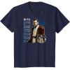 imageStar Wars  Obiwan Kenobi Bootleg TShirtNavy Blue