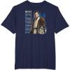 imageStar Wars  Obiwan Kenobi Bootleg TShirtNavy Blue