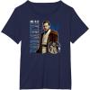 imageStar Wars  Obiwan Kenobi Bootleg TShirtNavy Blue