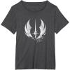 imageStar Wars ObiWan Kenobi Jedi Order TShirtDark Heather Grey