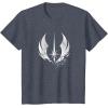 imageStar Wars ObiWan Kenobi Jedi Order TShirtHeather Blue
