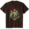 imageStar Wars The Book Of Boba Fett Group Retro Mandalorians TShirtBrown
