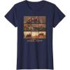 imageStar Wars The Book Of Boba Fett Story Sketches Box Up TShirtNavy Blue