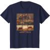 imageStar Wars The Book Of Boba Fett Story Sketches Box Up TShirtNavy Blue