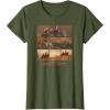 imageStar Wars The Book Of Boba Fett Story Sketches Box Up TShirtOlive Green