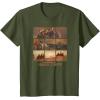 imageStar Wars The Book Of Boba Fett Story Sketches Box Up TShirtOlive Green