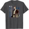 imageStar Wars  Obiwan Kenobi Bootleg TShirtDark Heather Grey