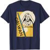 imageStar Wars Master ObiWan Kenobi Jedi Knight TShirtNavy Blue