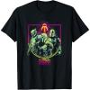imageStar Wars The Book Of Boba Fett Group Retro Mandalorians TShirtBlack