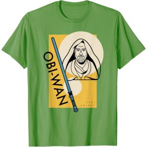 imageStar Wars Master ObiWan Kenobi Jedi Knight TShirtGrass Green