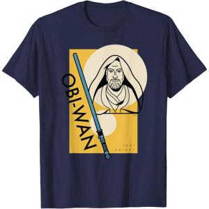 imageStar Wars Master ObiWan Kenobi Jedi Knight TShirtNavy Blue
