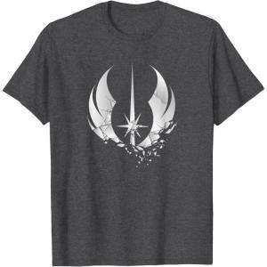 imageStar Wars ObiWan Kenobi Jedi Order TShirtDark Heather Grey