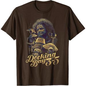 imageStar Wars The Book Of Boba Fett Peli Docking Bay 35 TShirtBrown