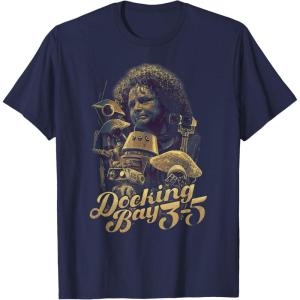 imageStar Wars The Book Of Boba Fett Peli Docking Bay 35 TShirtNavy Blue
