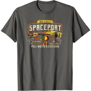 imageStar Wars The Book Of Boba Fett Peli Mottos Customs TShirtAsphalt Grey