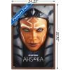 imageTrends International Star Wars Ahsoka  One Sheet Wall Poster 34L x 224W Premium Unframed VersionMahogany Framed Version