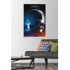 imageTrends International Star Wars ObiWan Kenobi  Darth Vader Collage Wall Poster 22375quot x 34quot Premium Unframed VersionPremium Print and White Hanger Bundle