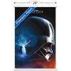 imageTrends International Star Wars ObiWan Kenobi  Darth Vader Collage Wall Poster 22375quot x 34quot Premium Unframed VersionPremium Print and White Hanger Bundle