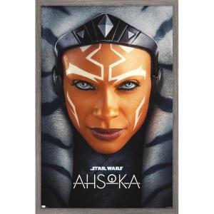 imageTrends International Star Wars Ahsoka  One Sheet Wall Poster 34L x 224W Premium Unframed VersionBarnwood Framed Version