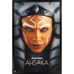 imageTrends International Star Wars Ahsoka  One Sheet Wall Poster 34L x 224W Premium Unframed VersionBlack Framed Version