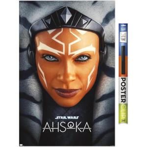 imageTrends International Star Wars Ahsoka  One Sheet Wall Poster 34L x 224W Premium Unframed VersionPoster  Clip Bundle