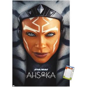 imageTrends International Star Wars Ahsoka  One Sheet Wall Poster 34L x 224W Premium Unframed VersionPremium Poster  Mount Bundle