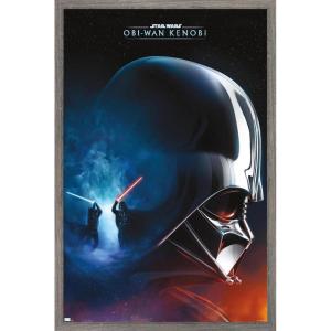 imageTrends International Star Wars ObiWan Kenobi  Darth Vader Collage Wall Poster 22375quot x 34quot Premium Unframed VersionBarnwood Framed Version