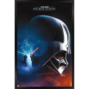 imageTrends International Star Wars ObiWan Kenobi  Darth Vader Collage Wall Poster 22375quot x 34quot Premium Unframed VersionBlack Framed Version