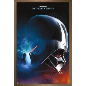 imageTrends International Star Wars ObiWan Kenobi  Darth Vader Collage Wall Poster 22375quot x 34quot Premium Unframed VersionBronze Framed Version