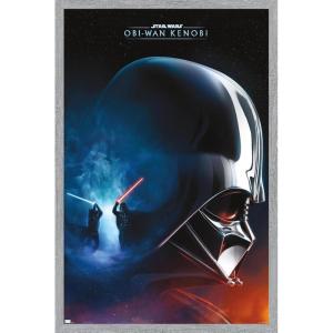 imageTrends International Star Wars ObiWan Kenobi  Darth Vader Collage Wall Poster 22375quot x 34quot Premium Unframed VersionGray Framed Version