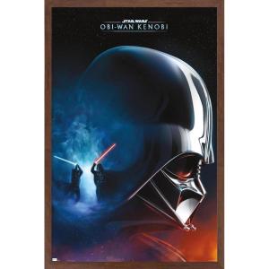 imageTrends International Star Wars ObiWan Kenobi  Darth Vader Collage Wall Poster 22375quot x 34quot Premium Unframed VersionMahogany Framed Version