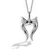 imageJewelili Star Wars Fine Jewelry Ahsoka Tano Womens Pendant 16 CtTw Diamonds Sterling Silver