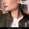 imageJewelili Star Wars Fine Jewelry Ahsoka Tano Womens Pendant 16 CtTw Diamonds Sterling Silver