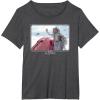 imageStar Wars Ahsoka Part 5 White Costume ampamp Purrgil StarWhales TShirtDark Heather Grey