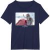 imageStar Wars Ahsoka Part 5 White Costume ampamp Purrgil StarWhales TShirtNavy Blue