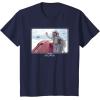 imageStar Wars Ahsoka Part 5 White Costume ampamp Purrgil StarWhales TShirtNavy Blue