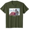 imageStar Wars Ahsoka Part 5 White Costume ampamp Purrgil StarWhales TShirtOlive Green