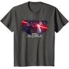 imageStar Wars Ahsoka Part Four Lightsaber Duel vs Marrok Disney TShirtAsphalt Grey