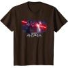 imageStar Wars Ahsoka Part Four Lightsaber Duel vs Marrok Disney TShirtBrown