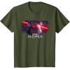 imageStar Wars Ahsoka Part Four Lightsaber Duel vs Marrok Disney TShirtOlive Green