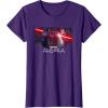 imageStar Wars Ahsoka Part Four Lightsaber Duel vs Marrok Disney TShirtPurple